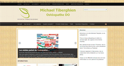 Desktop Screenshot of michael-tiberghien-osteopathe.fr